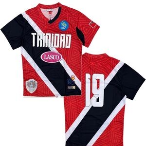 Trinidad International Team Men's Headgear Classics 1990 World Cup Soccer Jersey